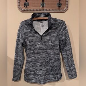 Emily B Quarter Zip Sweatshirt-LG
